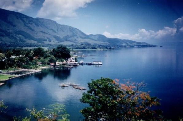 Toba Lake in North Sumatera Indonesia